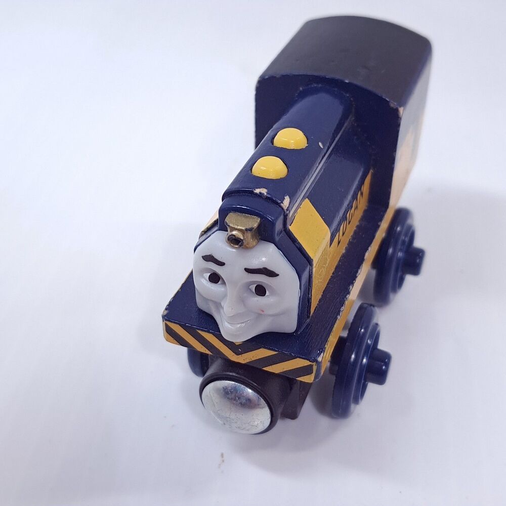 Thomas & Friends Wooden Railway Logan cbn22 yellow blue Train Tank Engine wood